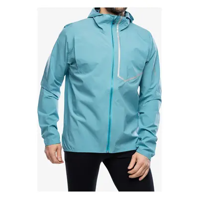 Bunda na běhání Salomon Bonatti Trail Jacket - peacock blue