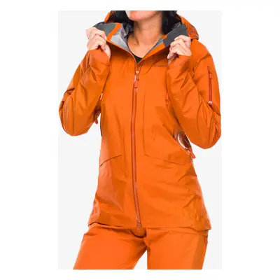 Damska bunda na skialpy Norrona More GORE-TEX Jacket - gold flame