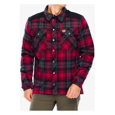 Zateplené tričko Helikon-Tex Winter Warden Shirt - slate crimson plaid