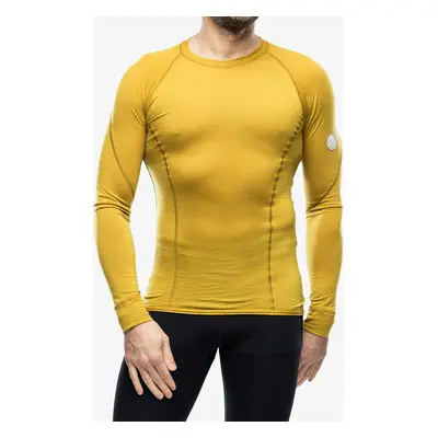 Pánská funkční mikina Sensor Merino Air Tee LS - mustard