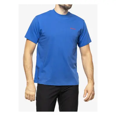 Tričko s potiskem Marmot Dot Tee SS - trail blue