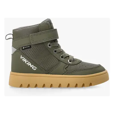 Dětské boty Viking Footwear Fleek Mid GTX 1V - olive