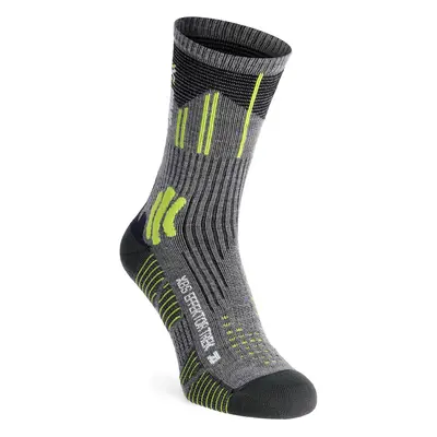 Trekové ponožky X-Socks Effektor Trekking - grey melange/effektor green