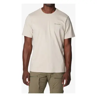 Bavlněné tričko Columbia Explorers Canyon Back S/S Tee - dark stone/bearly tribe