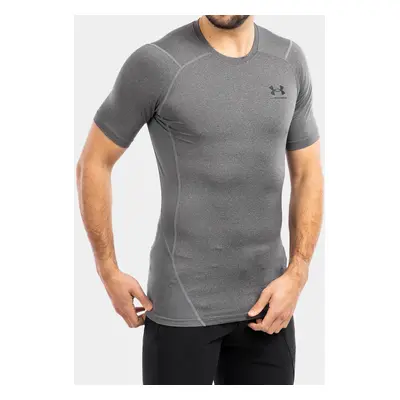 Tričko Under Armour HG Armour Comp S/S - c.heather/black