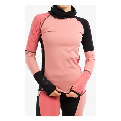 Dámská mikina Majesty Surface Base Layer Sweatshirt - black/coral