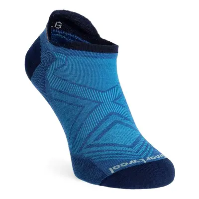 Běžecké ponožky Smartwool Run Zero Cushion Low Ankle Socks - laguna blue