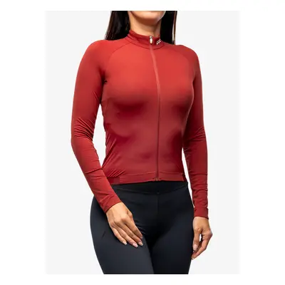 Cyklistická mikina dámská POC W Ambient Thermal Jersey - garnet red