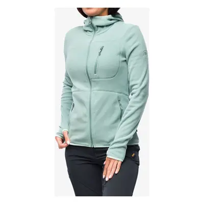 Dámská mikina s kapucí Turbat Summit Fleece - iceberg green