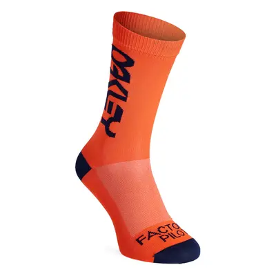 Cyklistické ponožky Oakley Factory Pilot Mtb Socks - neon orange