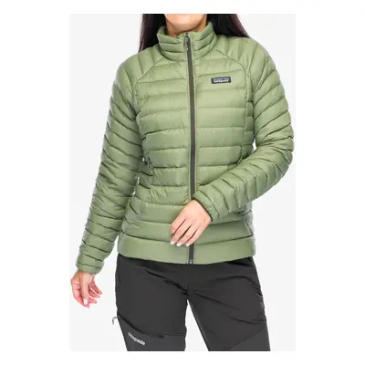 Péřová bunda Patagonia Down Sweater - terrain green