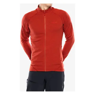 Mikina bez kapuce Rab Nexus Jacket - tuscan red