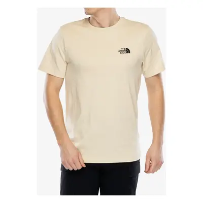 Bavlněné tričko The North Face S/S Simple Dome Tee - gravel