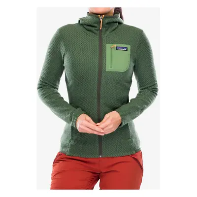 Dámská mikina s kapucí Patagonia R1 Air Full-Zip Hoody - torrey pine green