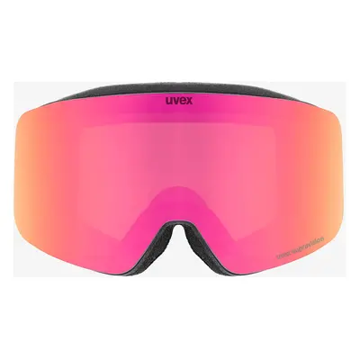 Lyžařské brýle Uvex pwdr FM - black/pink/green/clear