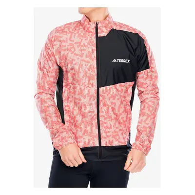 Bunda na běhání adidas TERREX Trail Running Wind Jacket - putty mauve/black