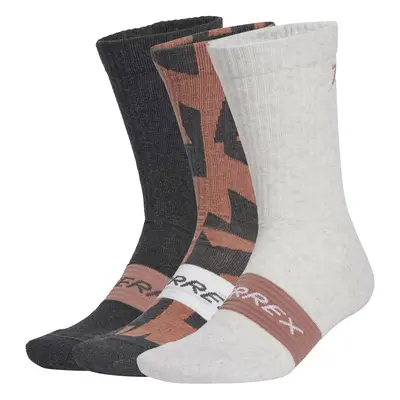 Ponožky adidas TERREX Multi Pack Socks - white/warcla/gresix