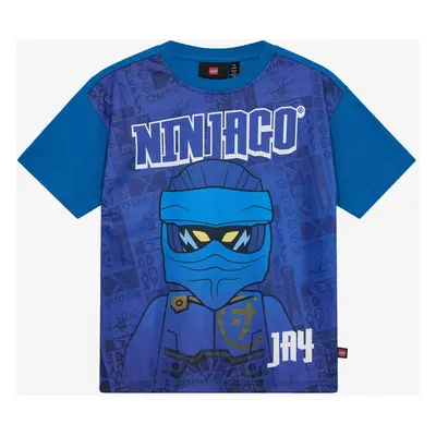 Dětské tričko LEGO Lwtaffy T-Shirt S/S - blue