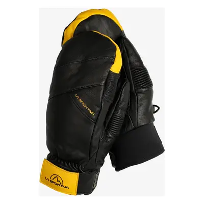 Skialpové rukavice La Sportiva Free Touring Mittens - black/yellow