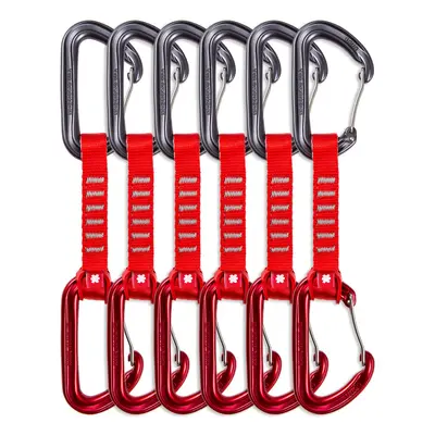 Lezecké expresky Ocun Hawk QD Wire Eco-Pes mm cm 6-pack - red