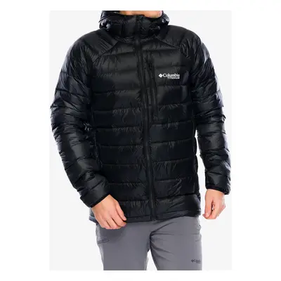 Péřová bunda Columbia Arctic Crest Down Hooded Jacket - black