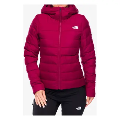 Dámská péřová bunda The North Face Aconcagua Hoodie - beetroot