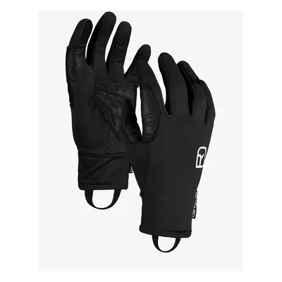 Skialpové rukavice Ortovox Fleece Light Glove - black raven