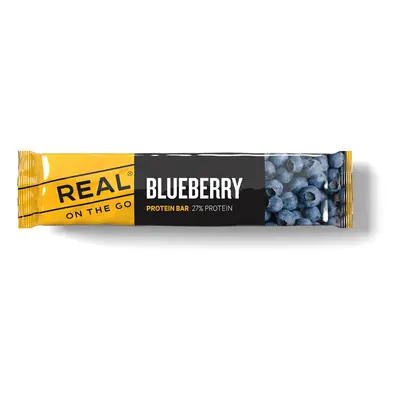 Energetická tyčinka Real Turmat Protein Bar g - blueberry & blackberry