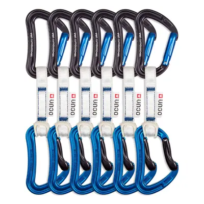 Lezecké expresky Ocun Raven QD Bio-Dyn-Ring mm cm 6-pack - blue