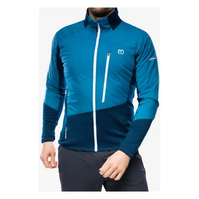 Bunda Ortovox Westalpen Swisswool Hybrid Jacket - mountain blue