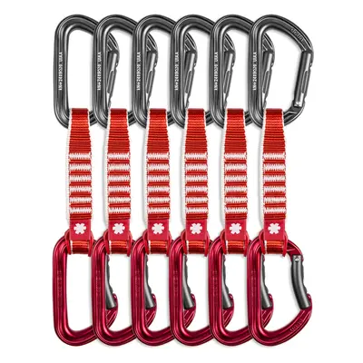 Lezecké expresky Ocun Hawk QD Zoom PA 15/22 mm cm 6-pack - red