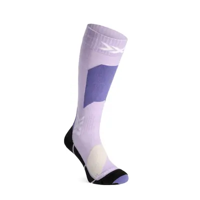 Lyžařské ponožky X-Socks Ski Discover Merino OTC - muted lavender/light sand