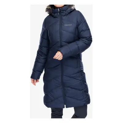 Dámský péřový kabát Marmot Montreaux Coat - midnight navy/navy