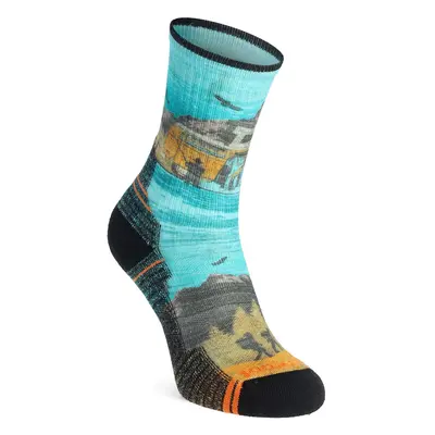 Turistické ponožky Smartwool Hike Light Cushion Great Excursion Print Crew Socks - multi color