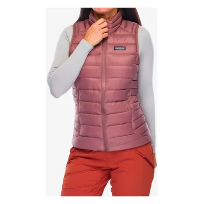 Péřová vesta dámská Patagonia Down Sweater Vest - dulse mauve