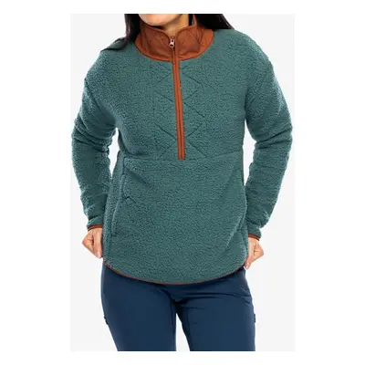 Dámská mikina Royal Robbins Urbanesque Sherpa 1/2 Zip - sea pine