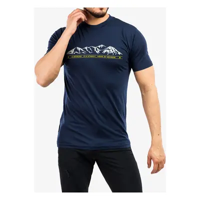 Merino tričko Sensor Merino Active PT Tee SS - deep blue mountains