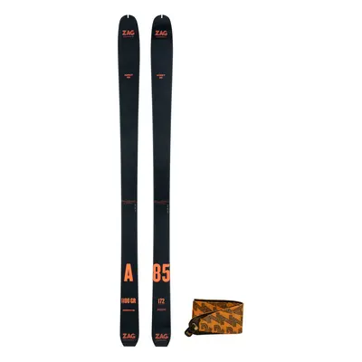 Skialpový set ZAG Adret 85- black/orange + Stoupací pásy