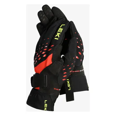 Rukavice Leki Ultra Trail Storm Shark - black/red/neonyellow