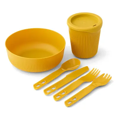 Sada nádobí Sea to Summit Passage Dinnerware Set 6P - yellow