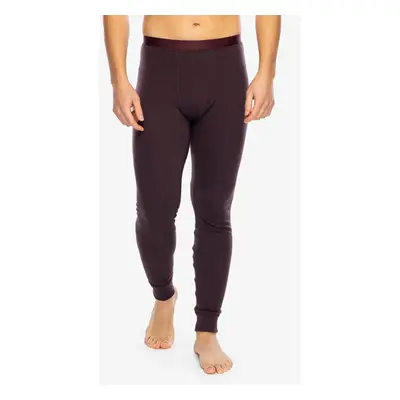 Termolegíny Odlo Merino BL Bottom Long - fudge