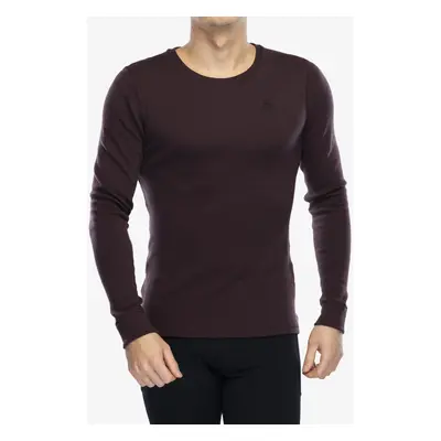 Funkční mikina Odlo Merino BL Top Crew Neck LS - fudge