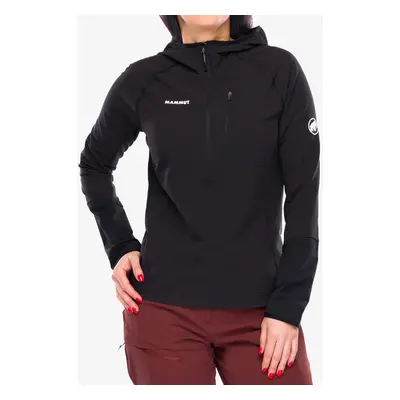 Dámská mikina s kapucí Mammut Madris Light ML Half Zip Hoody - black