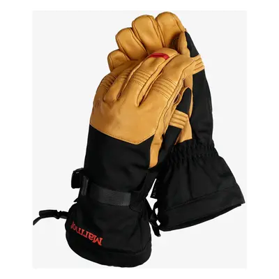 Lyžařské rukavice Marmot Ultimate Ski GTX Glove - black/tan