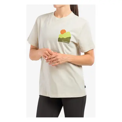 Dámské bavlněné tričko Fjallraven Nature T-shirt - chalk white