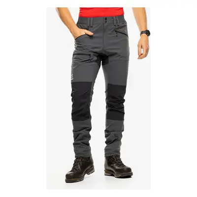 Trekové kalhoty Haglofs Mid Slim Pant - magnetite/true black