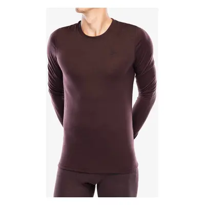 Funkční mikina Odlo Merino BL Top Crew Neck LS - fudge