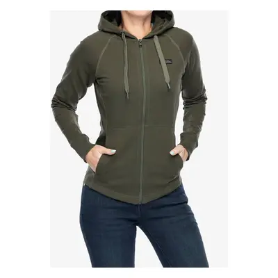 Dámská mikina s kapucí Black Diamond Rise And Climb FZ Hoody - tundra