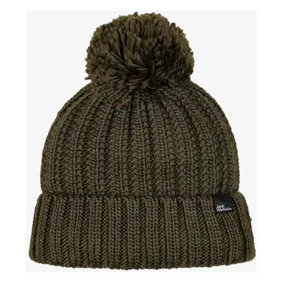 Dámská zimní čepice Jack Wolfskin Highloft Knit Beanie - island moss