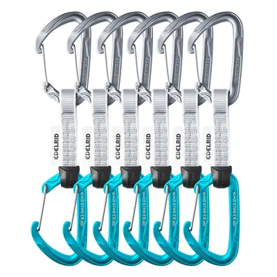 Lezecké expresky Edelrid Pure Wire Set Sixpack - slate icemint